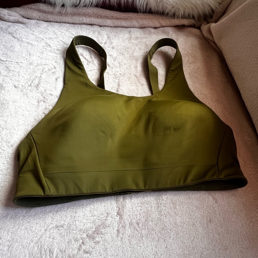 Athleta Black Sports Bra set green bleu black size 34 C - Picture 2 of 8